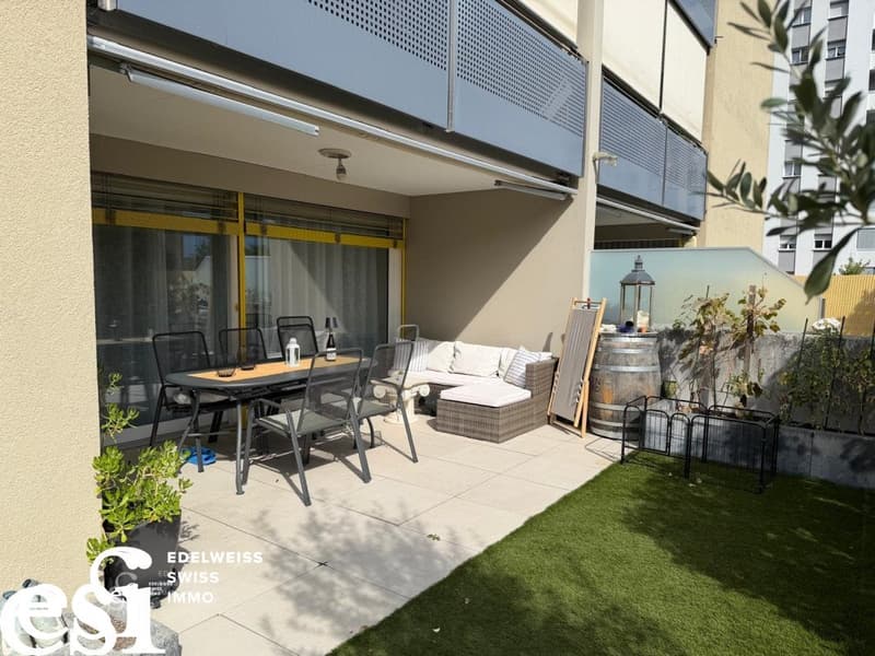 Splendide appartement minergie de 4.5 pces avec terrasse-jardin à Collombey (1)