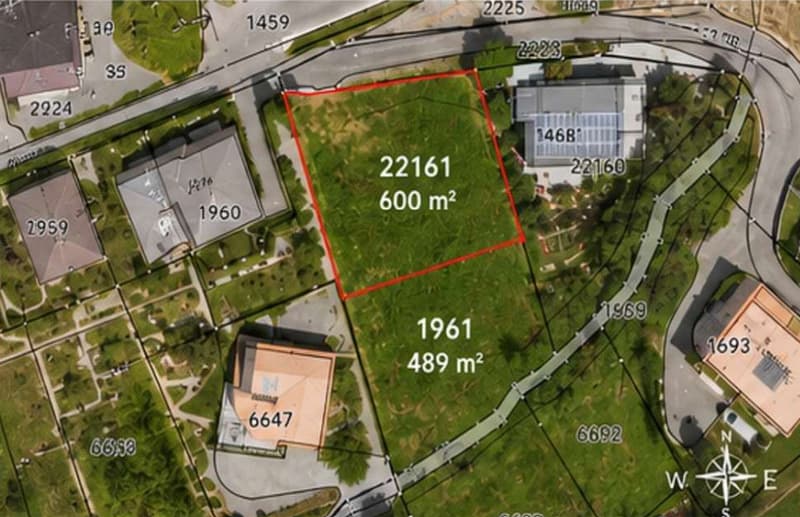 CHANDOLIN - SAVIÈSE - Magnifique terrain à bâtir de 1'089 m² (2)