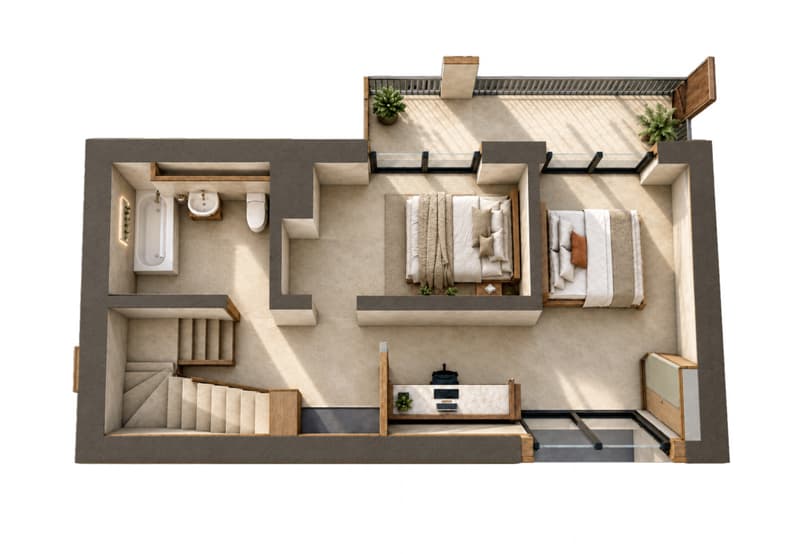 NEUVE - VILLA 3.5 pcs de 212m2 utiles et extérieurs généreux au prix d'un appart (6)