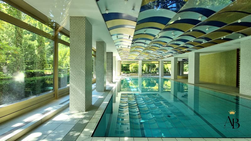 Elégant Appartement vue lac, résidence de luxe avec piscine intérieure & jacuzzi (13)