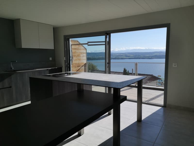 Magnifique duplex de standing avec vue imprenable sur le lac de Morat (2)