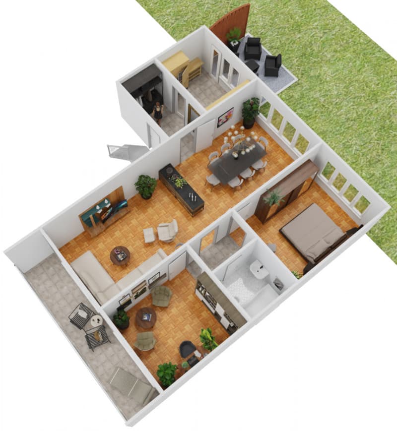 Traumhafte Gartenwohnung auf der Binninger Höhe (5)