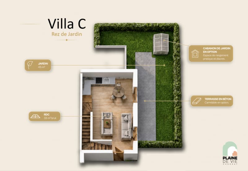 DERNIÈRE VILLA NEUVE de 3,5 pièces disponible ! Lot C (3)