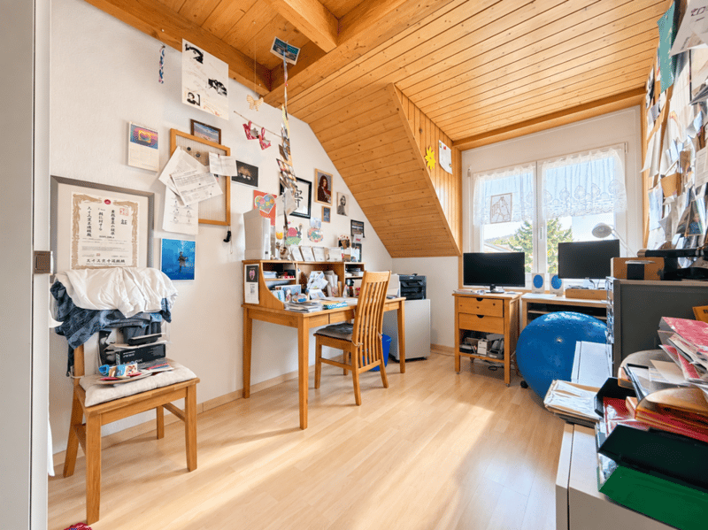Charmante Dachwohnung mit Cheminée, grossem Balkon und Weitsicht (8)
