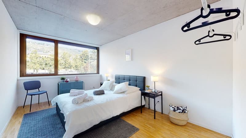 Bel appartement 3.5 pièces lumineux à la Matze, centre ville Sion (9)