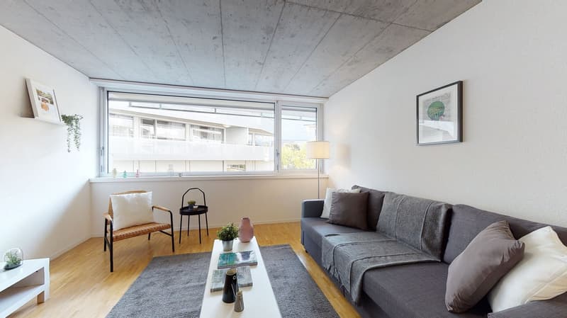 Bel appartement 3.5 pièces lumineux à la Matze, centre ville Sion (13)