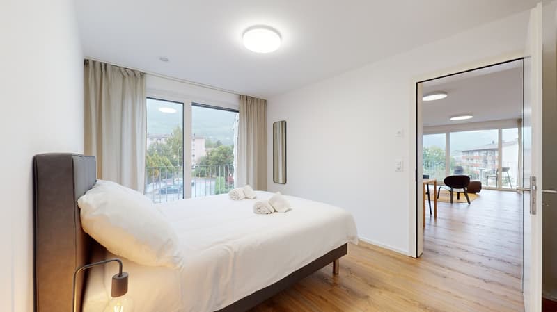 Appartamento moderno e luminoso con balcone (9)