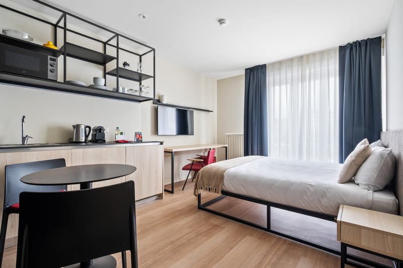 Novantanove appartamento albergo Ginevra Plainpalais - Studio Doppia e Twin (1)