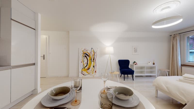 Studio moderno, arredato e lussuoso a Boudry (10)