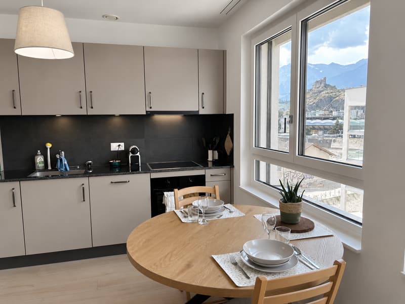 Charmantes möbliertes Studio in Sion (9)
