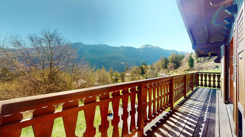 À la saison - Splendide chalet, entouré de verdure, aux Marécottes (16)