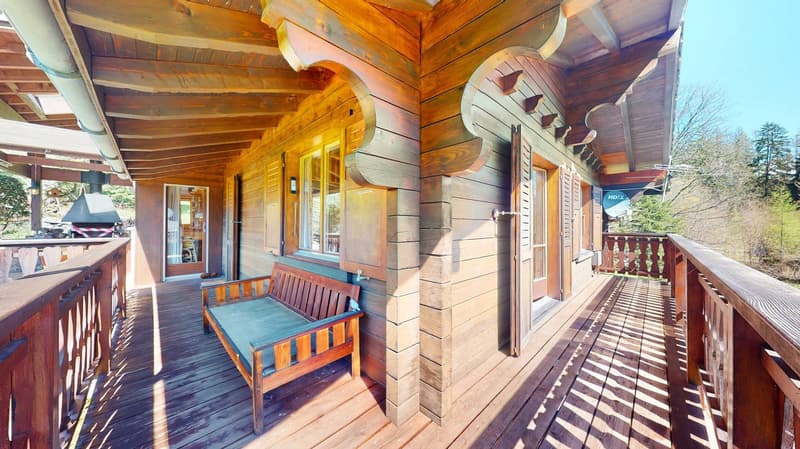 À la saison - Splendide chalet, entouré de verdure, aux Marécottes (15)