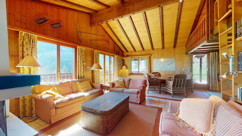À la saison - Splendide chalet, entouré de verdure, aux Marécottes (1)