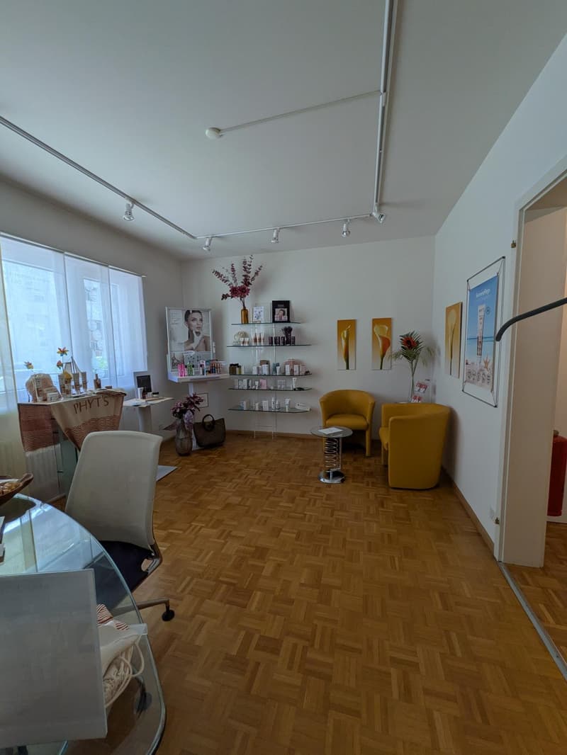 Pièce lumineuse pour entreprise discrète dans une pratique élégante au centre-ville à louer (4)