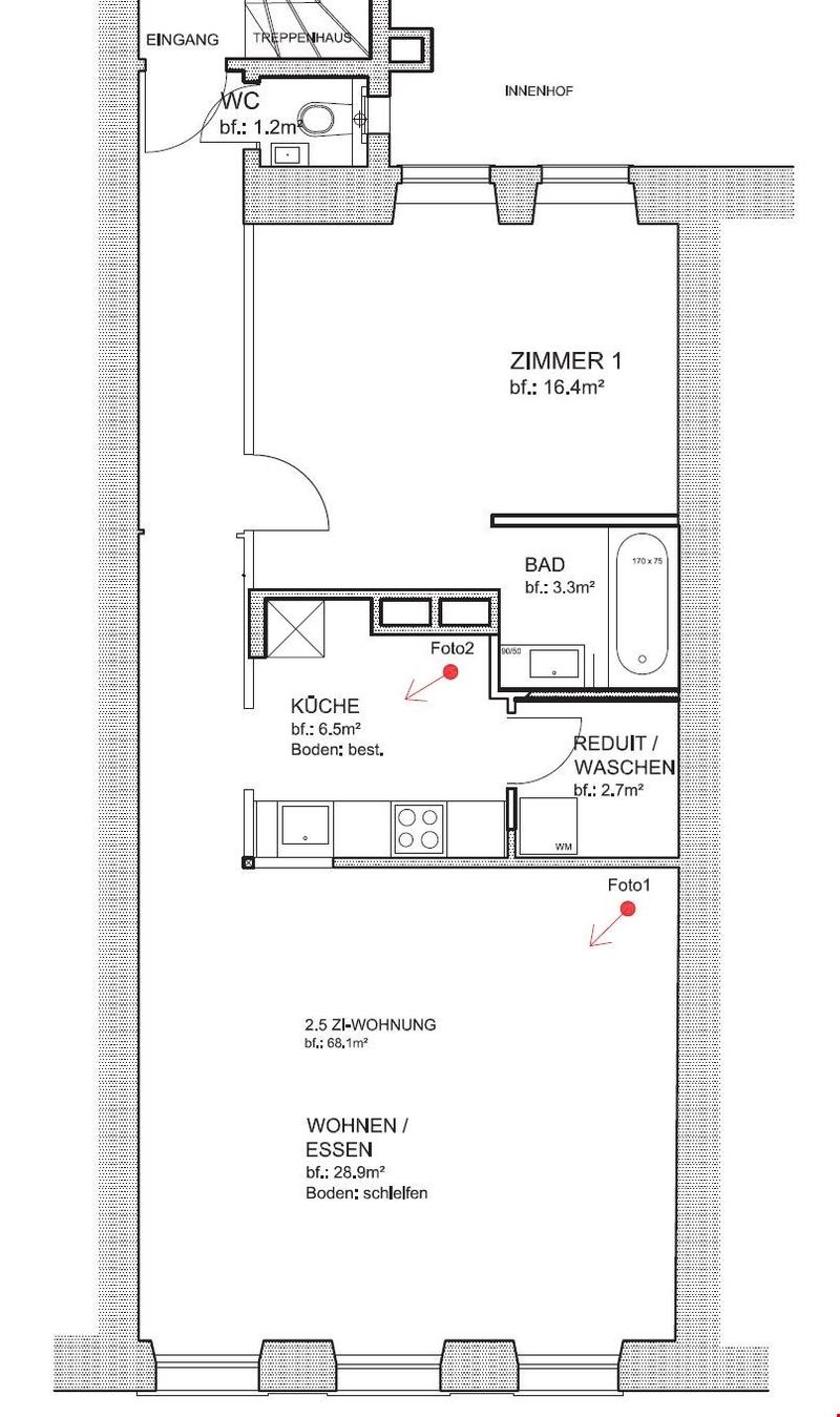 2.5 Room Apartment – adjacent to the Old Town (3)