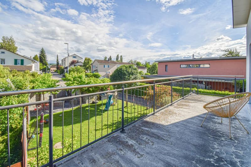 Aussicht vom Balkon Obergeschoss
