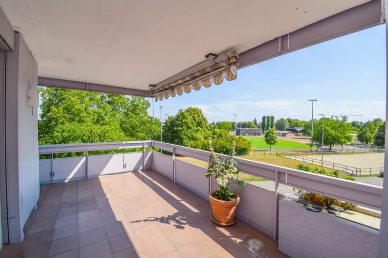Balkon mit Aussicht