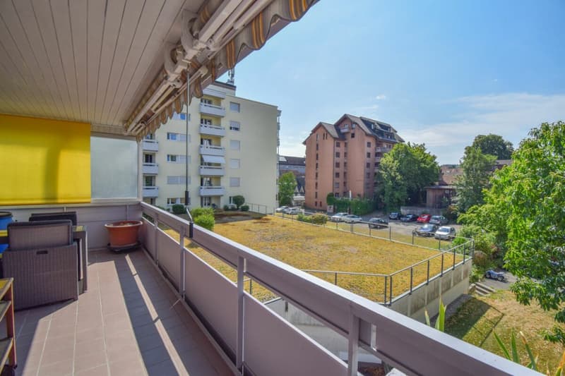 Balkon mit Aussicht