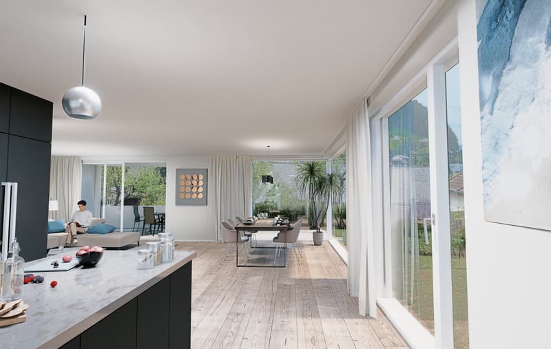 Bel appartement de jardin avec 5,5 pièces à Erlinsbach AG (2)