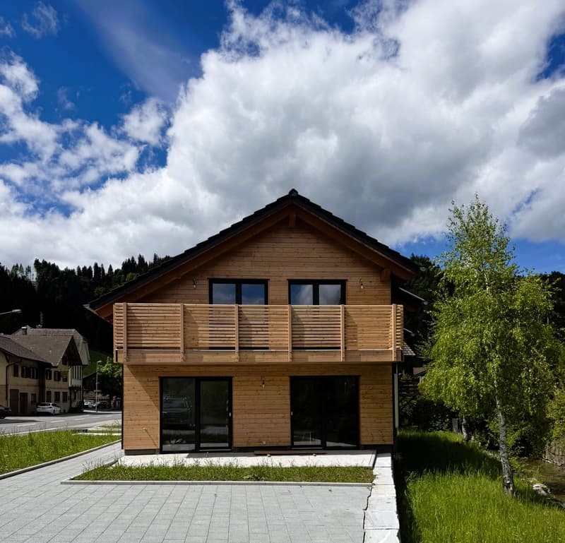 Modern single-family house in Wiggen, built to the Minergie standard, with large garden (1)