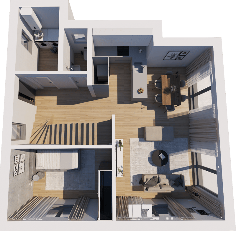 Modern single-family house in Wiggen, built to the Minergie standard, with large garden (9)