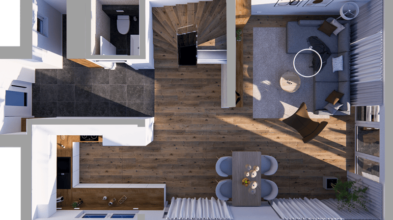Neubau drei moderne Einfamilienhäuser nach Minergie-Standard in Riedstätt (24)