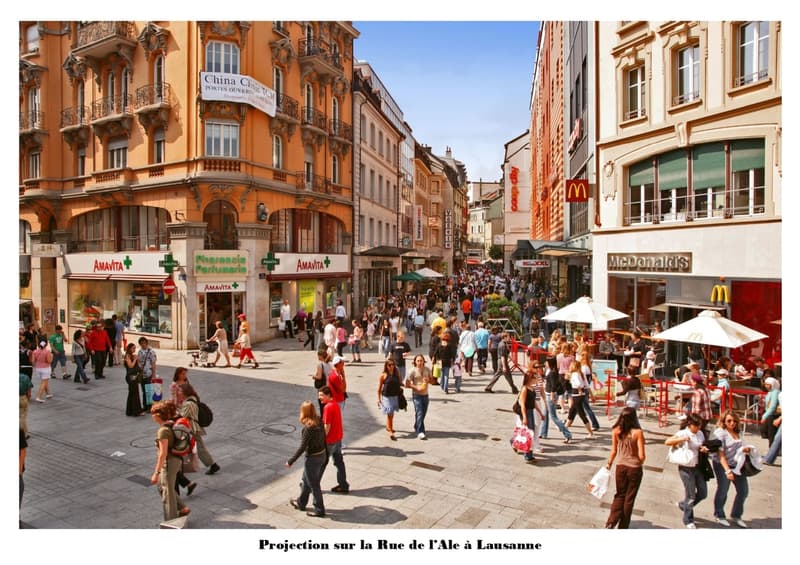 Commercial space of 200 m² for rent - Premium location in Lausanne (6)