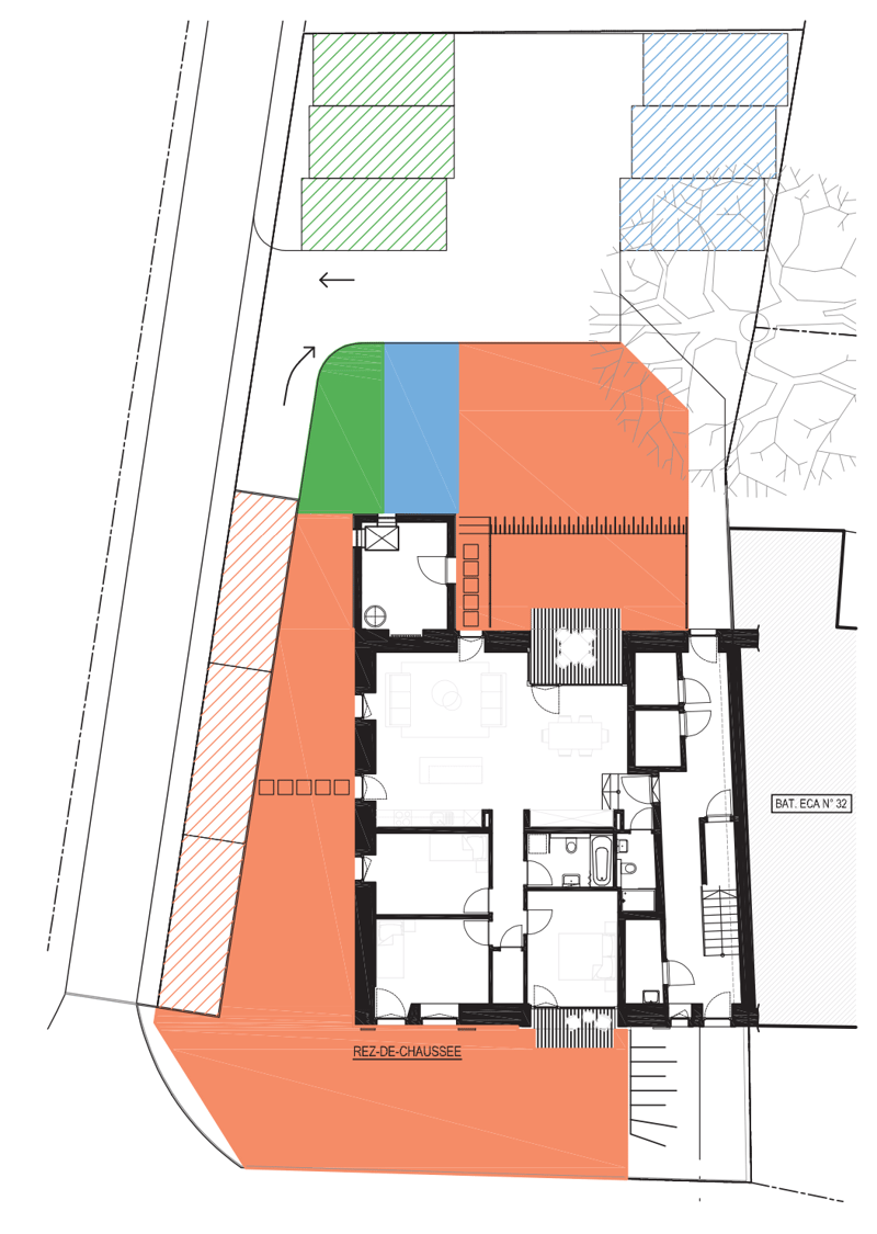 Floor plan showing living room, kitchen, 2 bedrooms, 2 bathrooms, and a balcony.