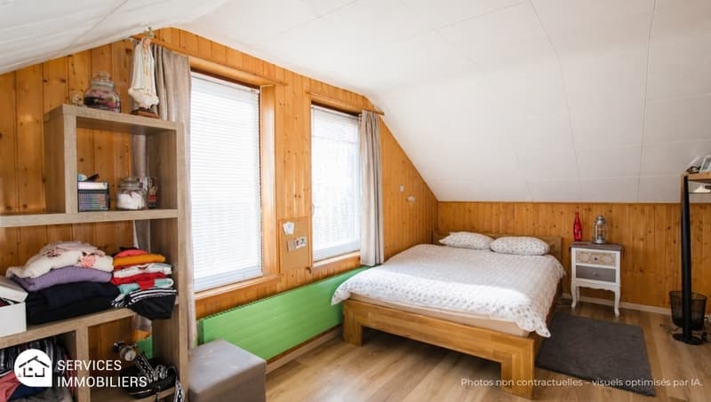 Casa familiare con terrazza, garage, annessi, raro! (12)