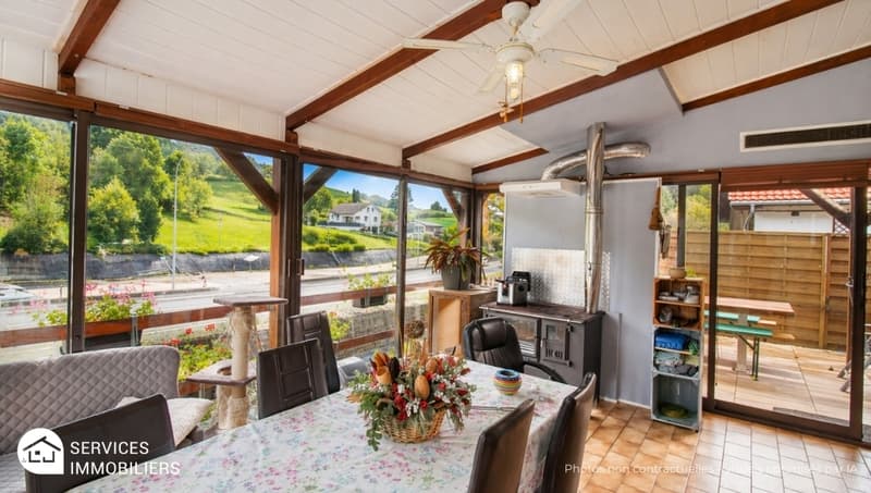 Casa familiare con terrazza, garage, annessi, raro! (13)