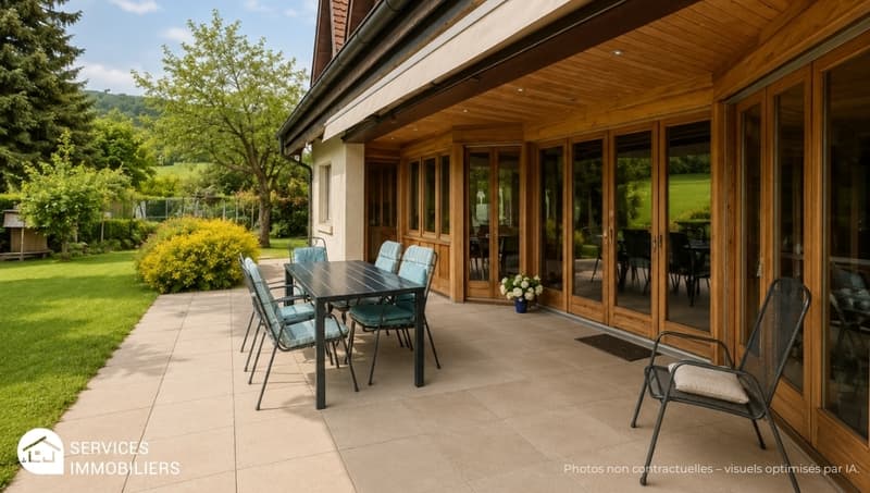Bright Architect's House in a Quiet Location - A Guaranteed Highlight in Glovelier (4)