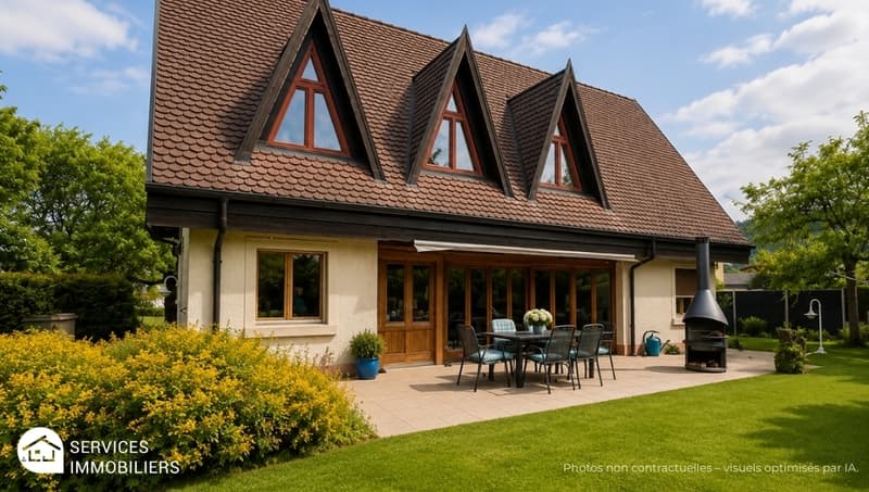 Bright Architect's House in a Quiet Location - A Guaranteed Highlight in Glovelier (1)