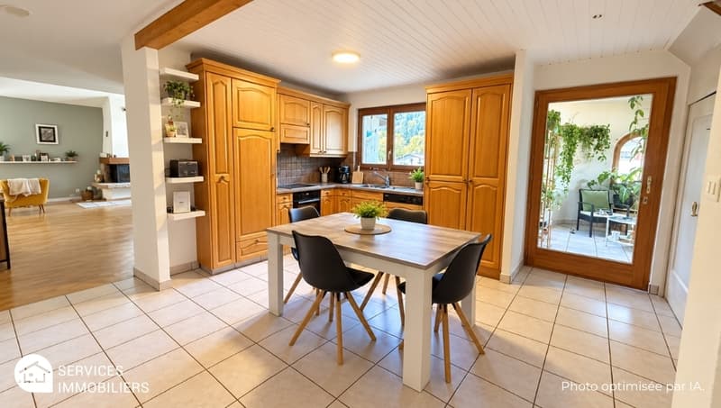 Maison familiale 6 chambres avec jardin au coeur du Grand Chasseral (5)