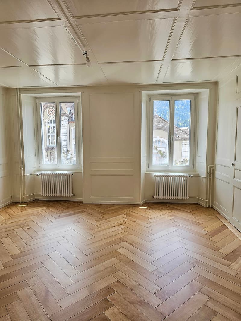 Wohnung mit 2.5 Zimmern in Môtiers renoviert (10)