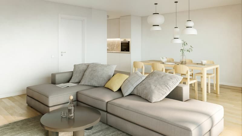 Charming 2.5-room garden apartment with idyllic views of the greenery (3)