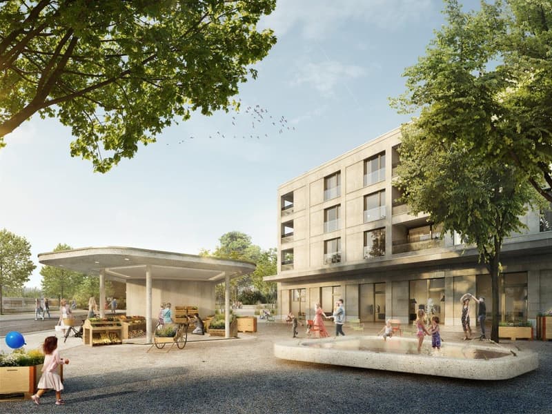 Vivere al centro, vivere in tranquillità – APPARTAMENTO 3.5 LOCALI con loggia a Bremgarten con molti extra (1)