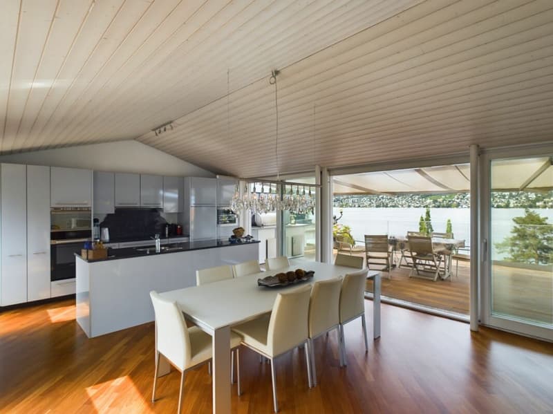 Luminous House on Lake Zurich (3)