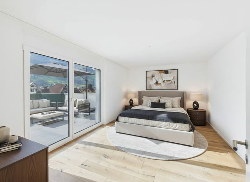 Penthouse dream above the roofs - 197 m² terrace with panoramic mountain views (3)