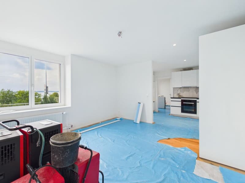 Exclusive 2.5-room apartment | First occupancy | Lake view | Solid wood parquet | Seating area | Washing tower (8)