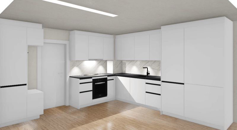 Exclusive 2.5-room apartment | First occupancy | Lake view | Solid wood parquet | Seating area | Washing tower (6)