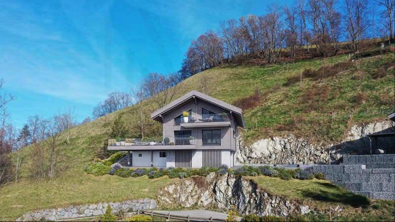 A haven of peace in the heart of nature ? An exceptional chalet with breathtaking views of the lake and mountains ! (3)