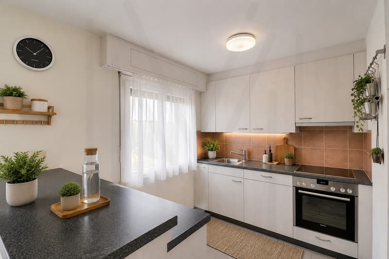 Appartement mit 4,5 Zimmern zwischen Bulle und Freiburg (4)