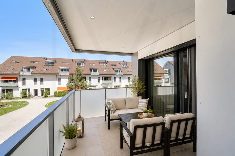 Ein zeitgenössisches Wohnkonzept, nur zwei Schritte vom Zentrum von Bulle entfernt ? Wunderschöne 3.5-Zimmer-Wohnung! (2)