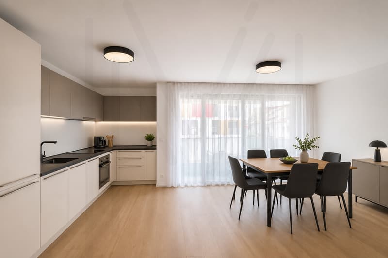 Ein zeitgenössisches Wohnkonzept, nur zwei Schritte vom Zentrum von Bulle entfernt ? Wunderschöne 3.5-Zimmer-Wohnung! (3)