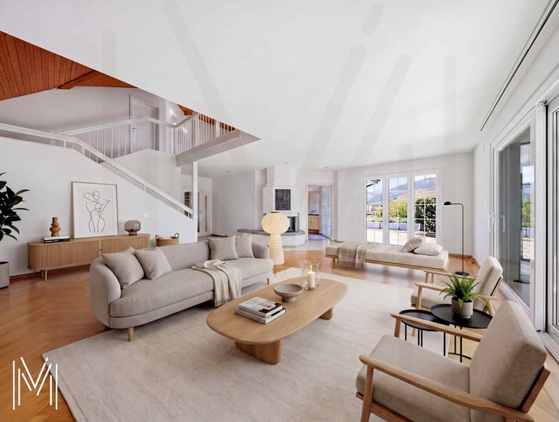 Exceptional 6.5-room villa in a quiet residential area with an exceptional view! (2)