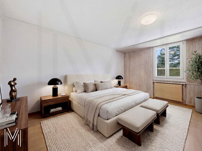 Individual chalet in the heart of Gruyère, between breathtaking panorama and authentic lifestyle! (12)