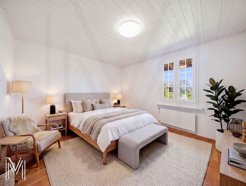 Individual chalet in the heart of Gruyère, between breathtaking panorama and authentic lifestyle! (9)