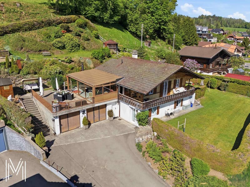 Individual chalet in the heart of Gruyère, between breathtaking panorama and authentic lifestyle! (13)
