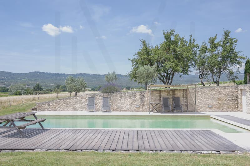 Prächtige Steinstadtvilla mit Panoramablick und beheiztem Pool in der Nähe von Roussillon ? Im Herzen des Luberon (2)