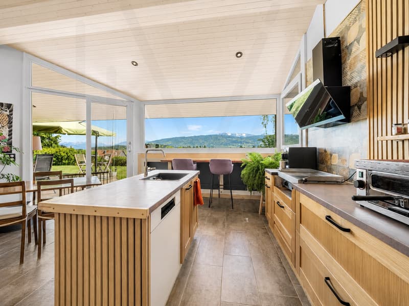 Large modular architect's house, designed for one or two independent homes. (6)